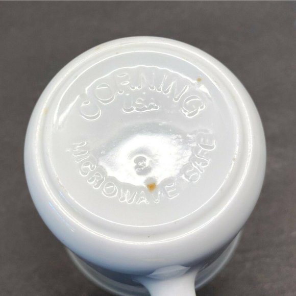 Corelle Burgundy Rose Coffee Mug Tea Cup White 3.5" Tall - Picture 4 of 7